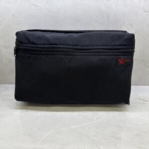 80's Vintage Cassette Tape Tote Case Holds 60 Tapes Nylon With Strap STARITE